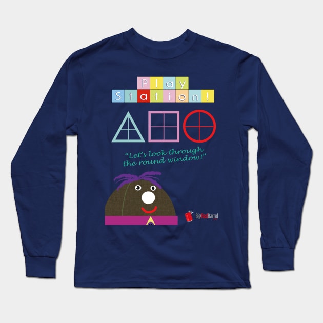 Play(Station) School Long Sleeve T-Shirt by Big Red Barrel